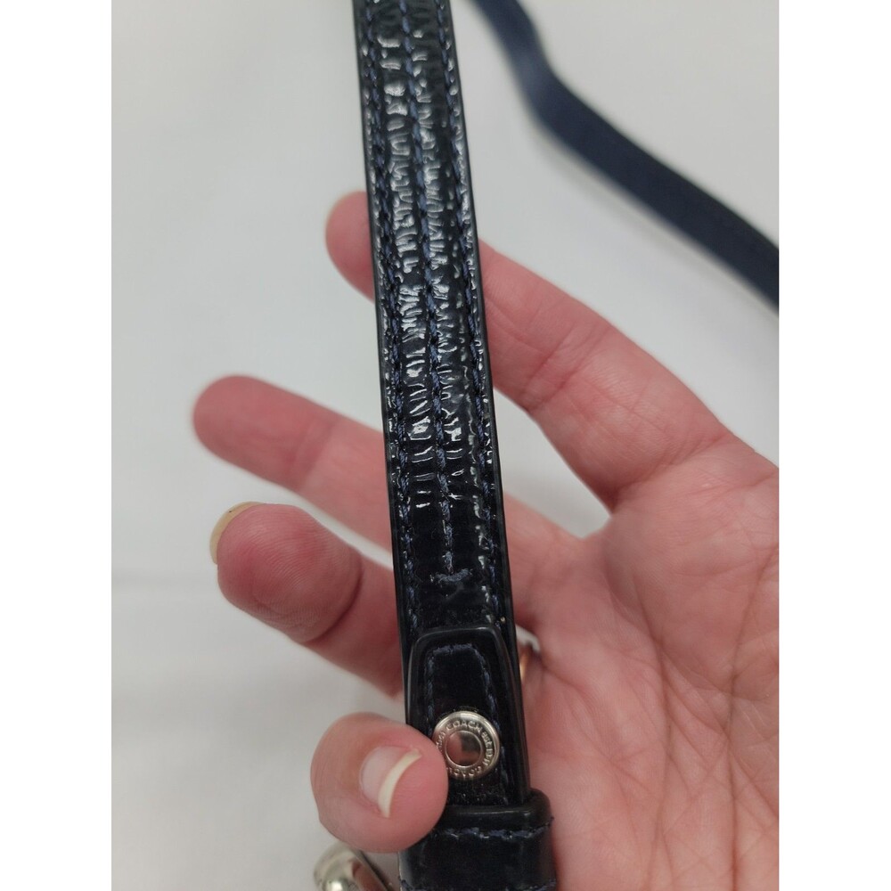 Coach Handbag Shoulder Strap Replacement Black/Blue 34" - Picture 4 of 5